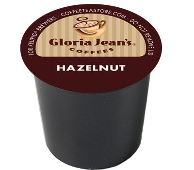 GLORIA JEAN'S HAZELNUT Coffees for Keurig 48 K-CUPS