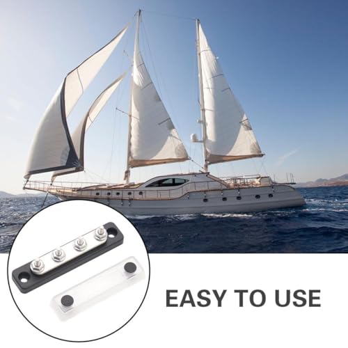 Borne de connexion électrique 48V avec couvercle transparent isolant