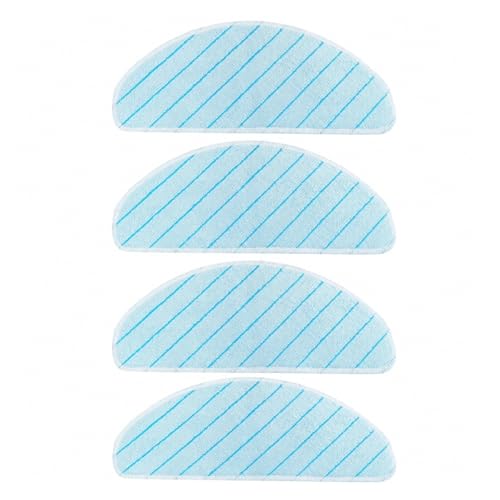 Almohadillas De Microfibra for Fregona, Toallitas De Limpieza Reutilizables Lavables De Repuesto, Compatibles Con Yeedi, for Accesorios De Robot Aspirador Vac 2 Pro(4pcs)