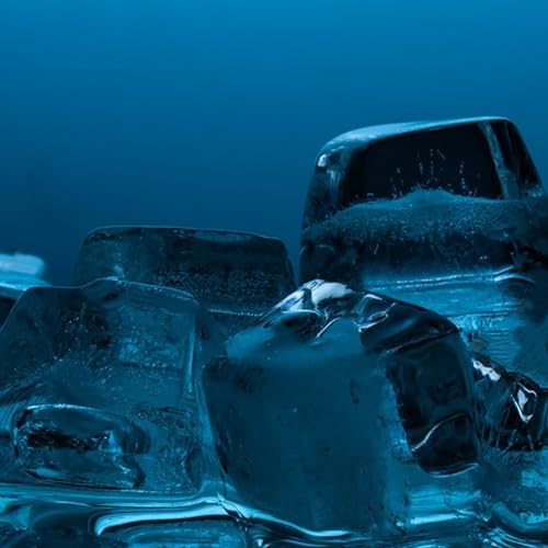 2-Pack Moldes de Cubos de Hielo de Silicona Extra Grandes miniatura 6