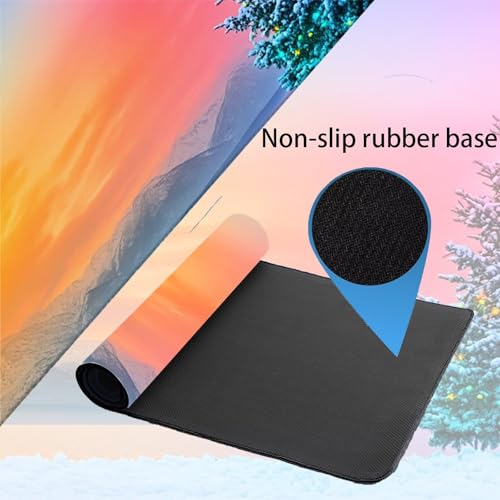 Tapis de souris gaming XXL bords à coutures pour éviter l'usure de bureau