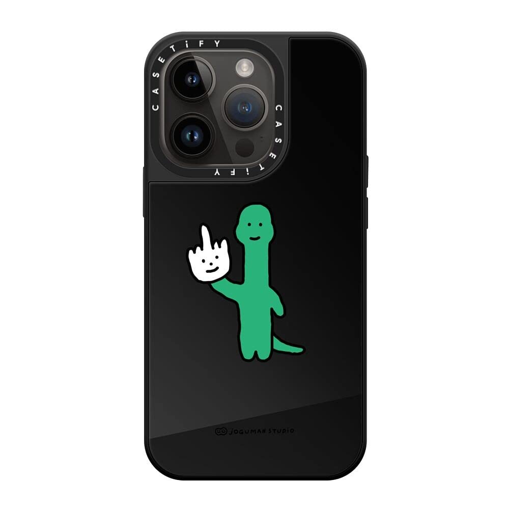 【新品】CASETiFY iPhone14 カスタムスマホケース　黒　ミラー Amazon.co.jp: CASETiFY iPhone 14 Pro用ミラーケース Magsafe