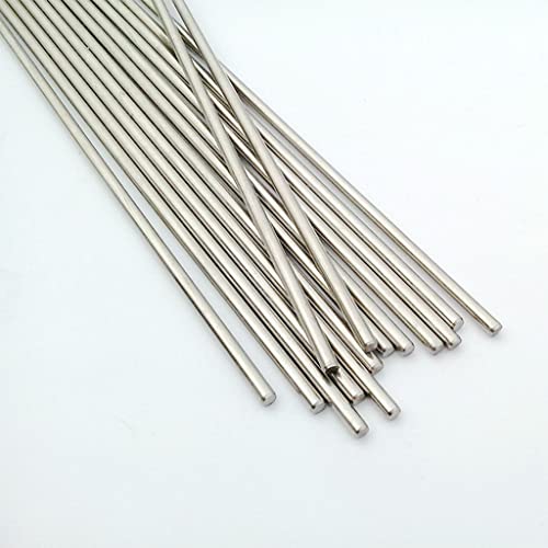 5PCS 2.5mm Metal Shafts Bar, Stainless Steel Model Shaft, Length 50-300mm Gear Drive Short Axle Wheel Shaft (Color : 180mm, Size : 2.5mm)