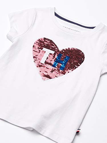 Image of Tommy Hilfiger Girls Sequin Flag Tee (Big Kids)