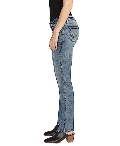 Silver Jeans Co. Women's Tuesday Low Rise Straight Leg Jeans2