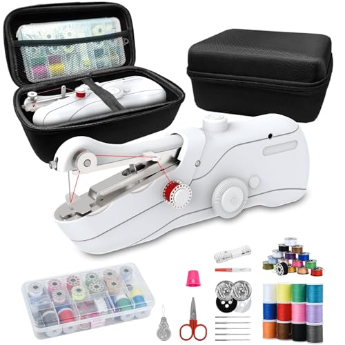 Handheld sewing machine, beginner's sewing kit