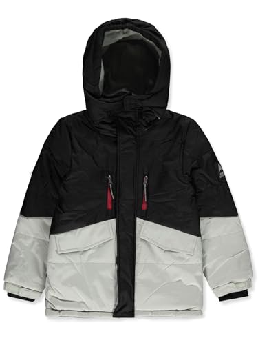 Boys' 2-Piece Snowsuit Jacket Set Outfit - black, 72
