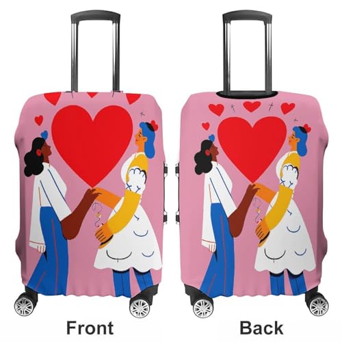 Lover’s Day Travel Luggage Cover Anti-scratch Suitcase Cover Elastic Suitcase Protective Cover Fits 19-32 Inch Luggage XL3