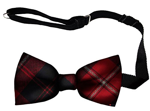 Noeud papillon homme en laine tissée Écosse tartan Cunningham réglable