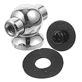 OFFSCH タムドラムキットマウント ドラムマウントブラケット トム パーカッションベース スネアドラムキットのアクセサリー 片側ドラム ドラムキーキーホルダー Silver 亜鉛合金