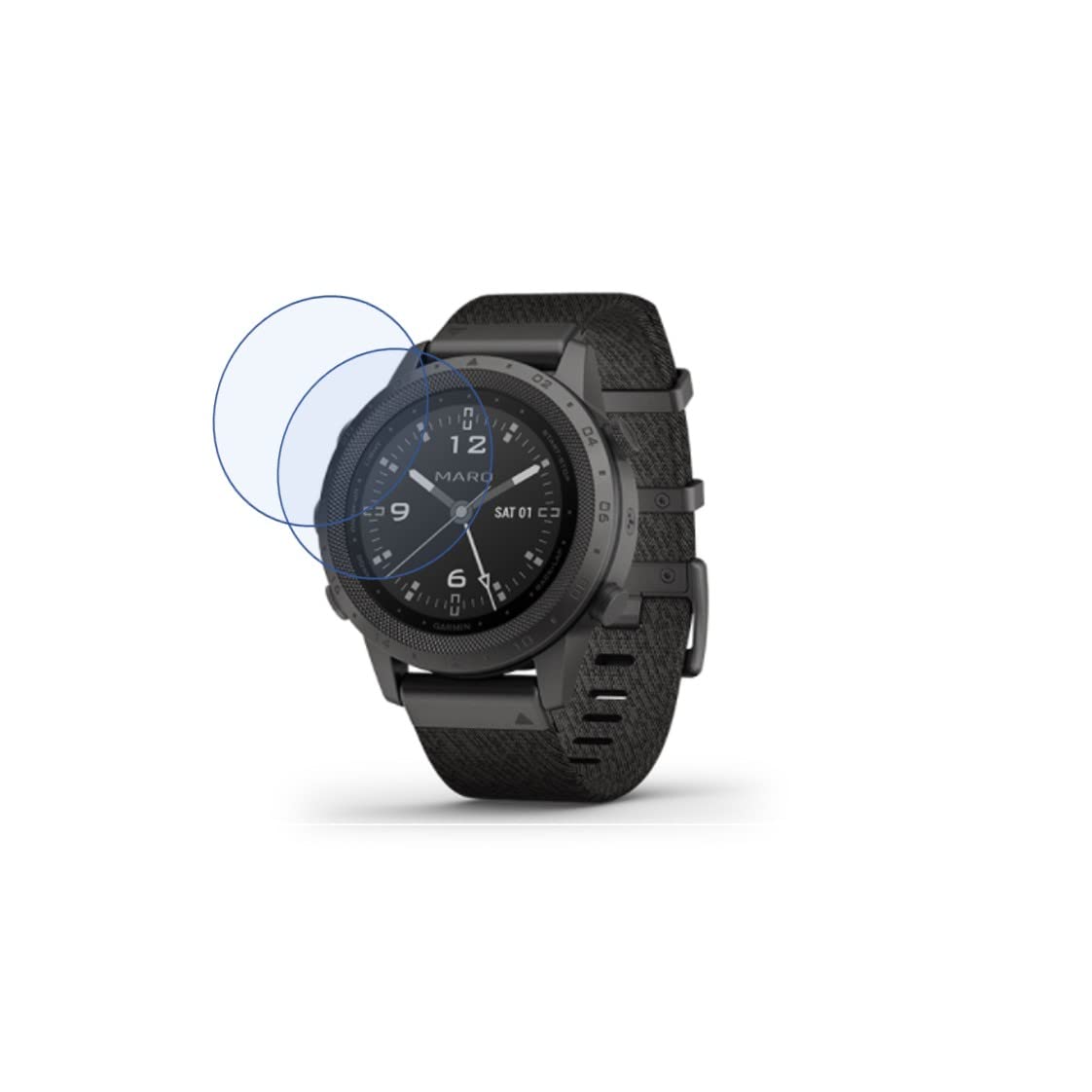 DVTECH? (Pack of 02) Flexible Clear Smartwatch Screen Guard for MARQ Commander (Not a Tempered glass)