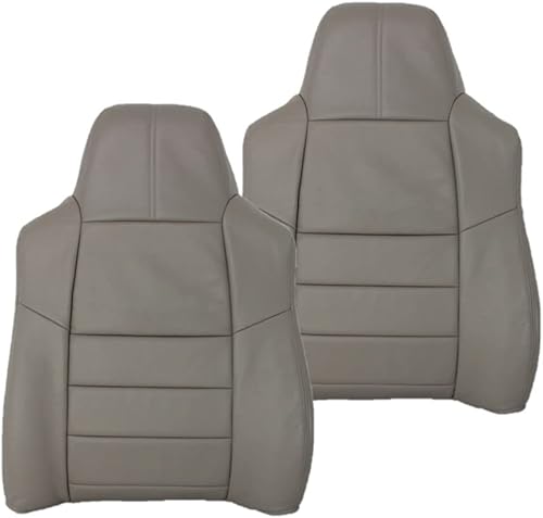 Miniatura 6 de 2008 2009 2010 Ford F250 F350 F450 Lariat Crew Cab Funda de asiento de cuero de repuesto para el conductor y el pasajero, fundas de asiento de cuero