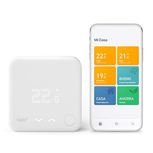 tado° スマート有線サーモスタット スターター キット V3+ - インテリジェントな加熱制御、自分で設置、ドイツで設計