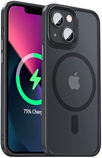 BENKS Magnetic iPhone 14 Pro Case Compatible with Magsafe Military Grade Drop Protection Translucent Matte Ultimate Touch Feeling Shockproof Bumper Slim Protective Case for iPhone 14 Pro Black