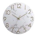 Construcción duradera y elegante: fabricado con un marco de MDF duradero y una cara de vidrio templado, este reloj es resistente y elegante, diseñado para soportar la prueba del tiempo.