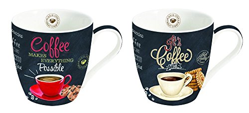Glooke Selected Easy Life Set 2 Mug Coffee Time