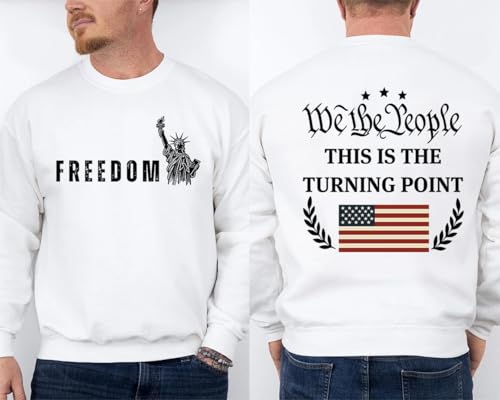Freedom This Is The Turning Point Sweatshirt This Is The Turning Point America Flag Pullover Hoodie2