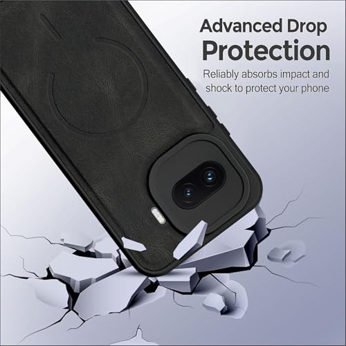Image of SBMS Back Cover for iQOO 15R 5G | Ultra Slim Soft Rubberised Hard Case | Oil Feel Soft Leather Back | Mag-Safe Design (Mag-Safe Not Support) | Camera Protection Case for iQOO 15R 5G (Black)