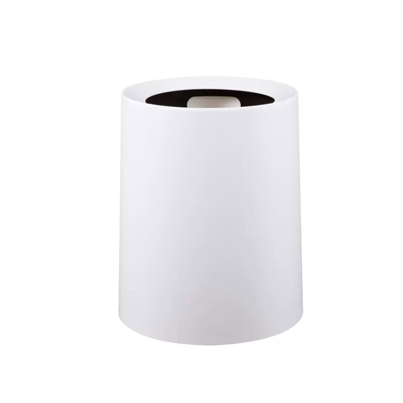 Poubelle de maison luxe au fini blanc créatif et esthétique high value