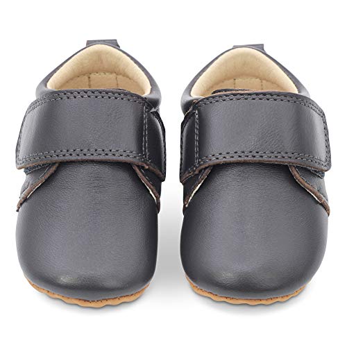 Dotty Fish Brown Classic 'Oliver' jongens Eerste loopschoen - Image 4