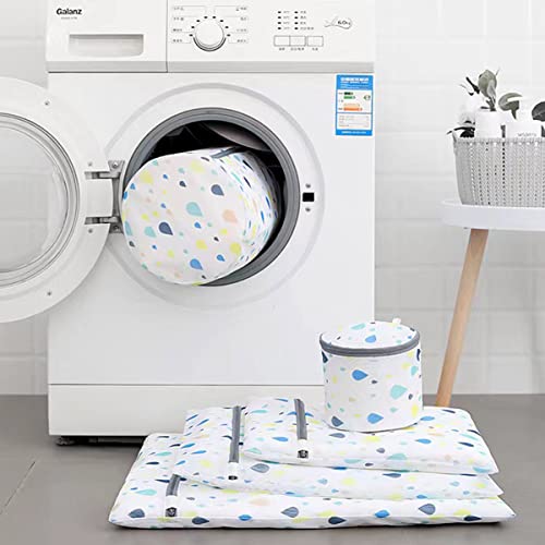 Xducom Delicates Laundry Bags With Exquisite Printed, Bra Fine Mesh Wash Bag For Underwear, Lingerie, Bra, Socks #TOP3