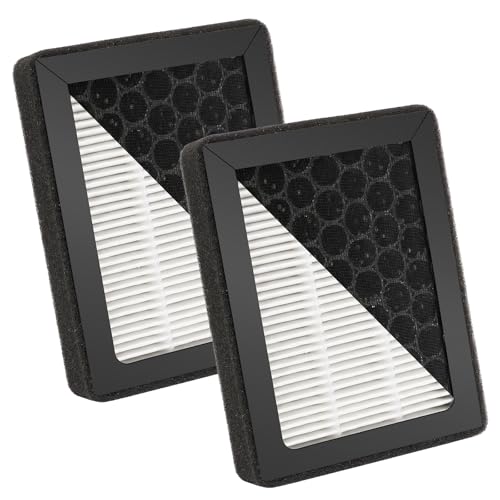 Nssnlur 2Pcs P2S X2D External Exhaust Fan für Bambulab HEPA+Activated Carbon Air Filter Externer Abluftventilator Replacement für Bambu Lab P2S X2D Absorb UFPs VOCs and Odors