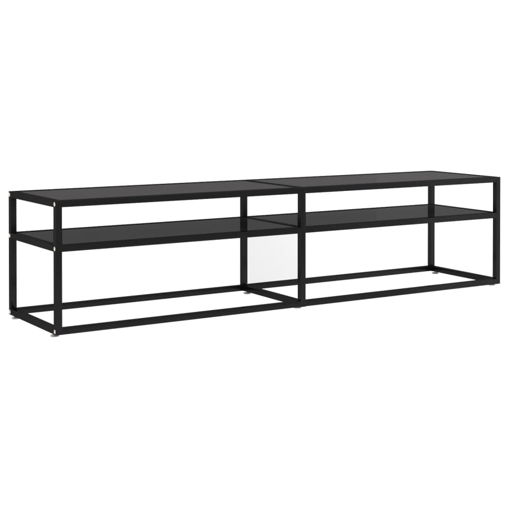 Meubles TV vidaXL Meuble TV Transparent 180x40x40,5 cm Verre trempé