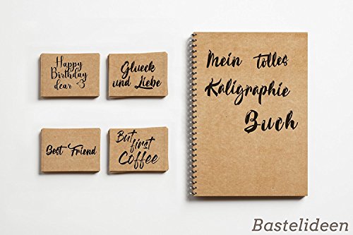 Kraftpapier A4-300 g - 21 x 29,7 cm - Bedruckbar - DIN Format, Naturkarton & DIY Deko Bastelpapier Pappe Blätter aus Kraftkarton zum Basteln für Hochzeit, Vintage Geschenke Kartonpapier 100 Blatt