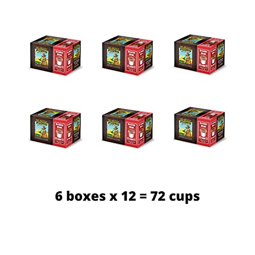 Cafe Don Pedro Breakfast Blend Low Acid Coffee Pods 72 Ct - Compatible With Keurig K-Cup Coffee Maker, 100% Arabica, Battles Heartburn, Acidic Reflux #TOP6