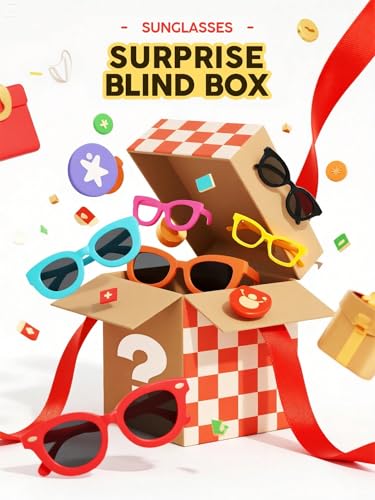 Image of 100-Pack Mystery Sunglasses - Assorted Styles & Colors | Wholesale Bulk Lot (100% New Premium Quality)