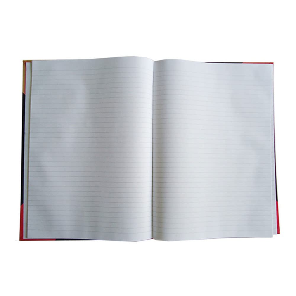 Taccuino formato A4, con copertina rigida, confezione da 5 quaderni a righe con 65 pagine, articoli di cancelleria per la scuola e l'ufficio (21 x 29,5 cm)