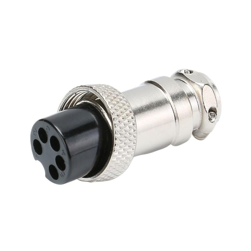 Conector de aviación GX12 4 pines set miniatura 4