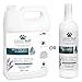 Lillian Ruff Waterless Dog Shampoo - No Rinse Quick Dry Shampoo for Dogs and Cats Spray - Tear Free Lavender Coconut Scent to Deodorize Pet Odor and Freshen Coat - Made in USA (Gallon)