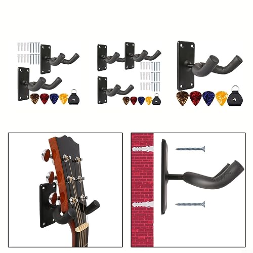 Support mural pour guitare électrique et acoustique, médiators en celluloïd, accessoires de guitare et plus encore - Les Beatles, Paul McCartney, John Lennon, RIngo Starr, George Harrison Support mural pour guitare électrique et acoustique, médiators en celluloïd, accessoires de guitare et plus encore – Image 6