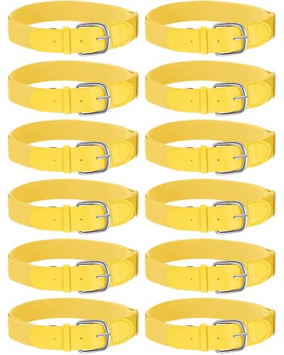 Image of Hercicy 12 Pcs Baseball Belts Softball Belts Bulk for Adult and Youth Adjustable