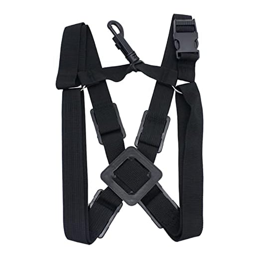 Correa de Hombro Sax Ajustable Alto Tenor Soprano Saxofón Arnés Pecho Correa Correa Nylon con Gancho