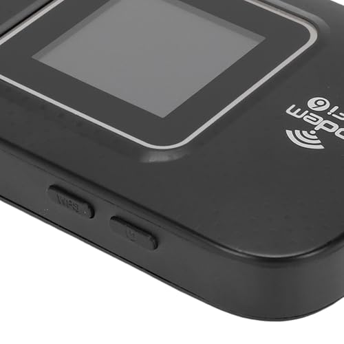 Image of CHICIRIS 4G WiFi Hotspot, 300Mbps Dual SIM Card Slot Portable Travel Router with Color LED Display, 12H Battery Life for Smartphones Tablets Laptops (Black)