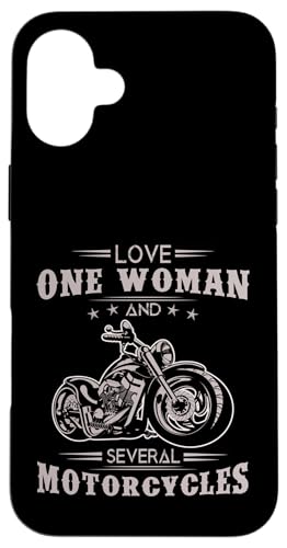 I Love One Woman and Sseveral Motorcycle Biker �X�}�z�P�[�X iPhone 16 Plus �p