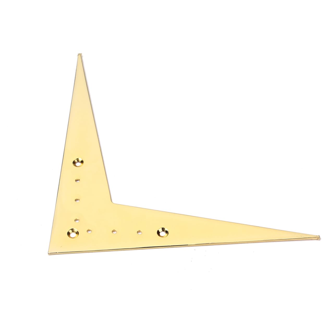 Garneck Gold Guitar V-style Tailpiece 6-string Vee Flying Tailpiece Guitar Bridge Accessory Metal V-shape Iron Plate Parts