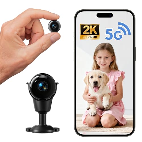 Hidden Camera, 2K Mini Nanny Cam with Free Cloud,...