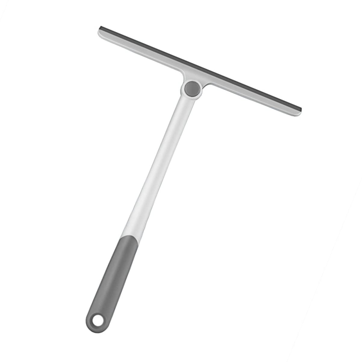 PartyKindom 1Pc Creative Window Multifunctional Squeegee for Home Car Durable Glass Wiper with Hook Efficient Cleaning for Windshield Mirrors Tiles Grey