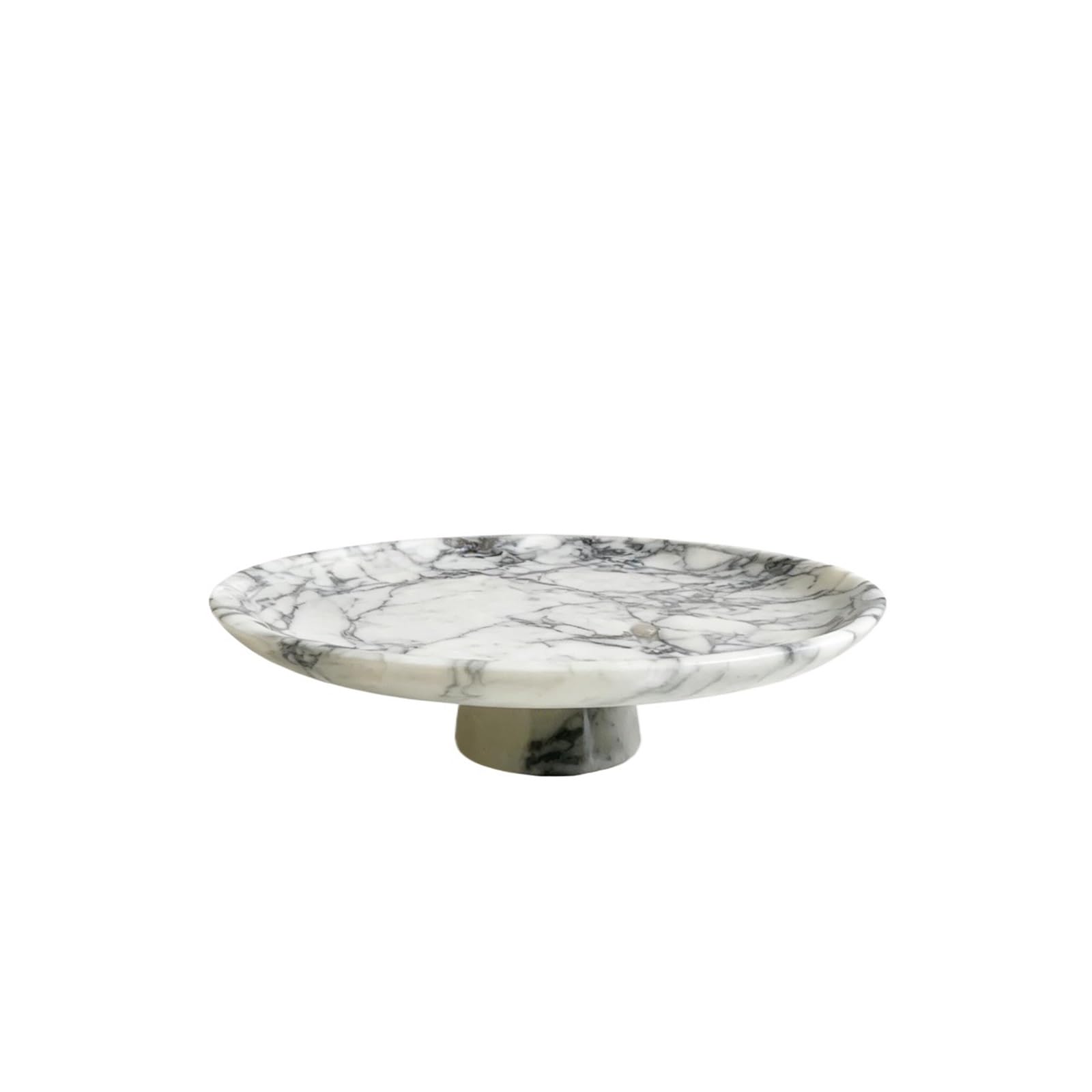 Bathroom Stone Tray Calacatta Viola Marble Pedestal Stand Versatile Soap, Vanity Tray Organizer for Bathroom, Home Decor, Travertine Stone(Calacatta Viola)