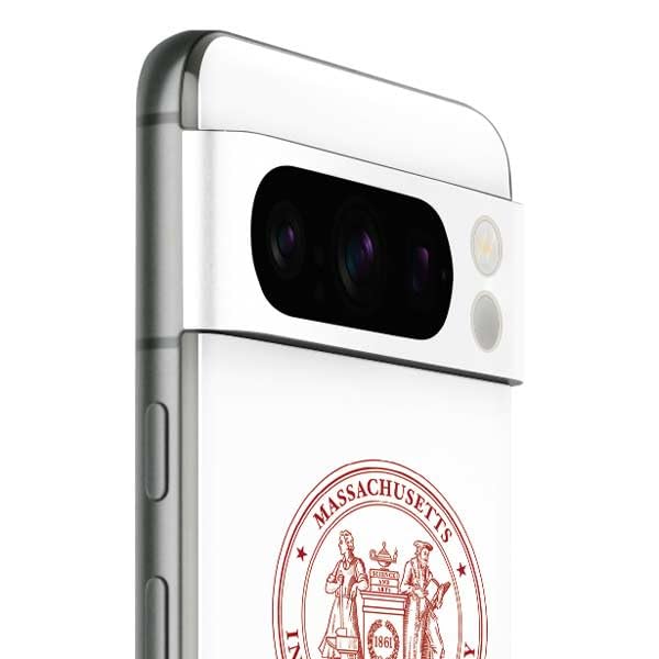 Skinit Decal Phone Skin Compatible with Google Pixel 8 Pro - Officially Licensed Massachusetts Institute of Technology MIT White Logo Design