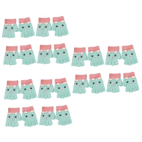 Bonnet coupe-vent camouflage et mitaines pour sorties d'école enfants
