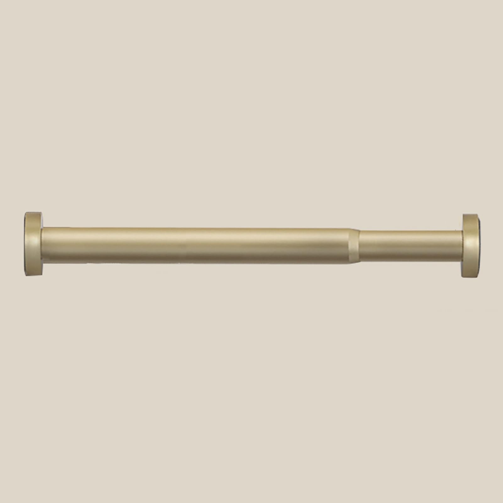 Barra de tensión extensible sin taladro, armario de aluminio para dormitorio y lavandería, ajustable de 50 a 80 cm, para balcón o guardarropa.