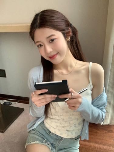 Obenie Women's Cute Y2K Lace Patch Bow Vest Sleeveless Tight Aesthetic Vest Outdoor Tank Top2