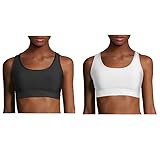 Hanes Sport Women's Compression Racerback Sports Bra