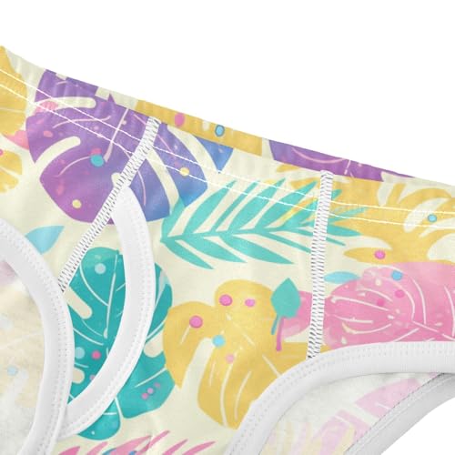 KLL Leaves Monstera Blots Toddler Boy Pure Cotton Nighttime Underwear Breathable Undies4