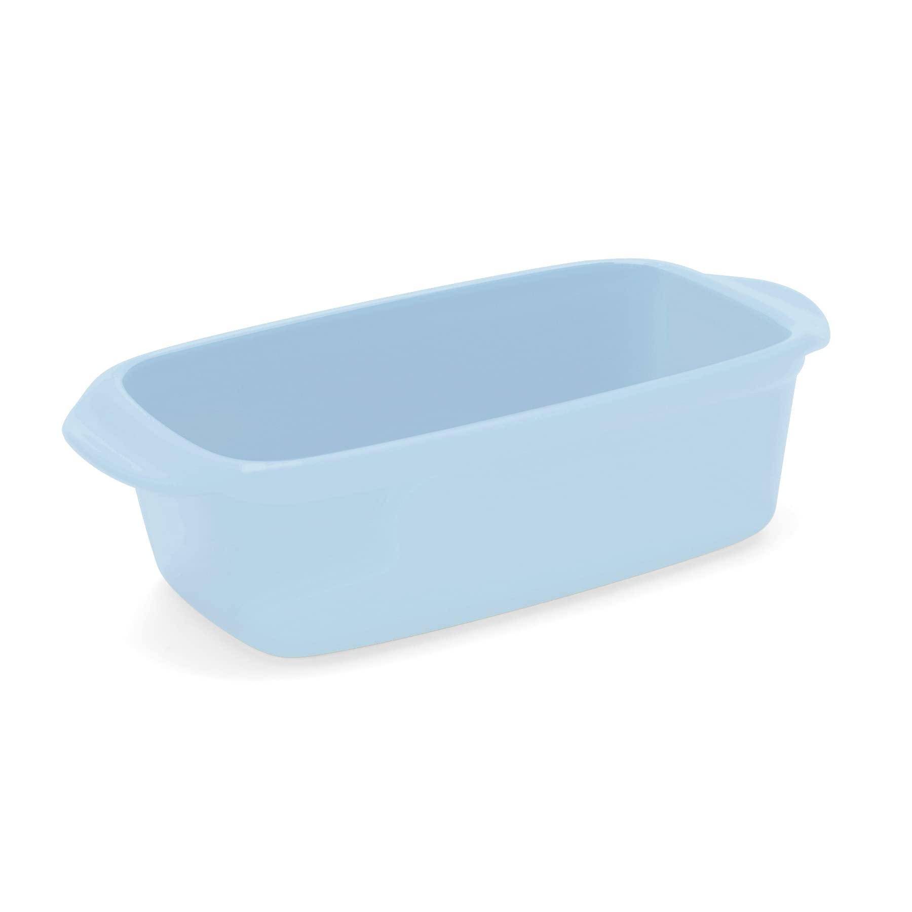 Chantal ceramic loaf pan in Glacier Blue color