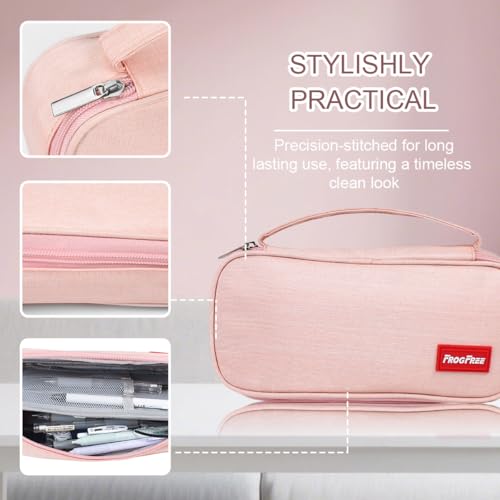 Image of Large pencil case, cute pencil pouch School Supplies Girls, Back to school teen College Stationary